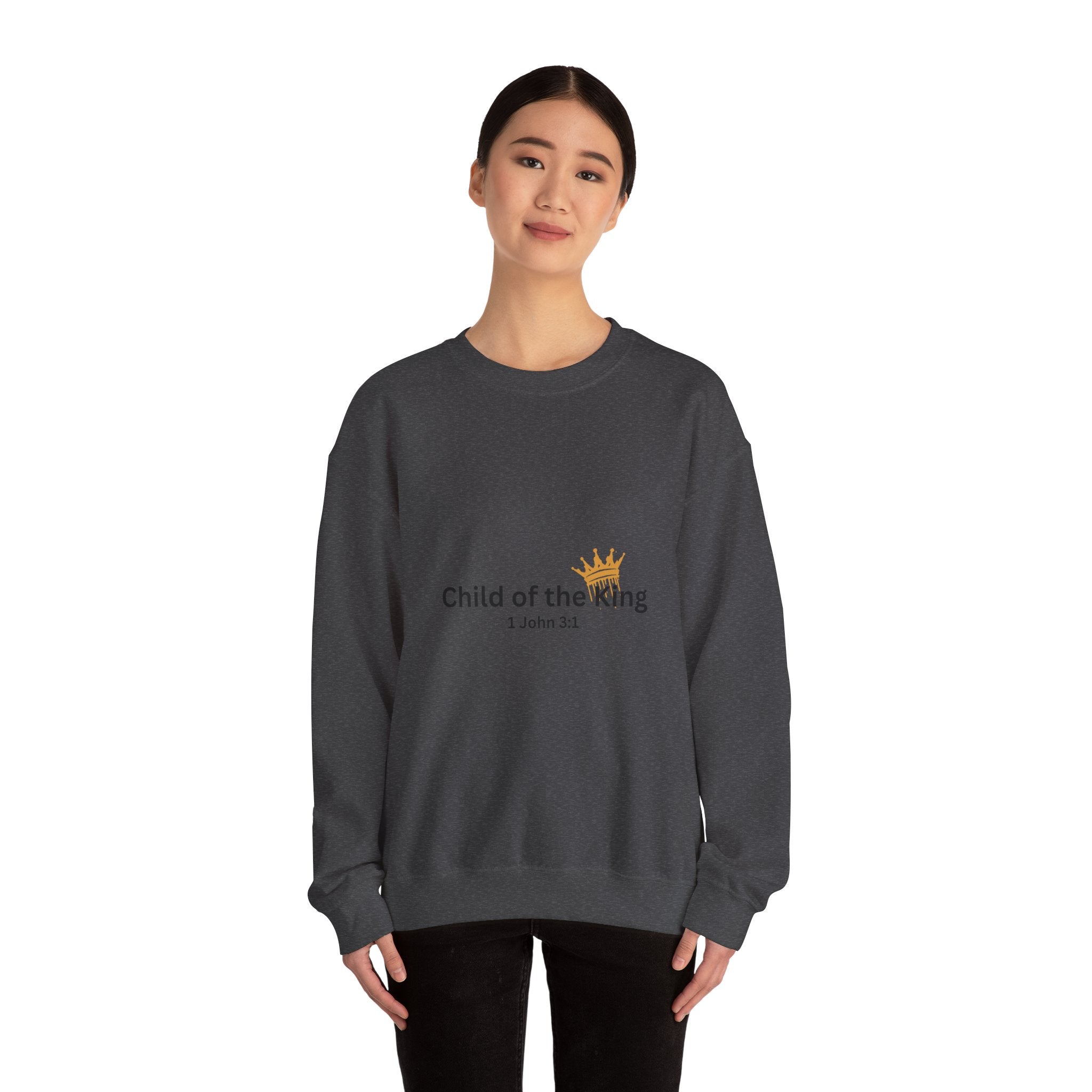 Child of the King Crewneck Sweatshirt for the Bold Spirit