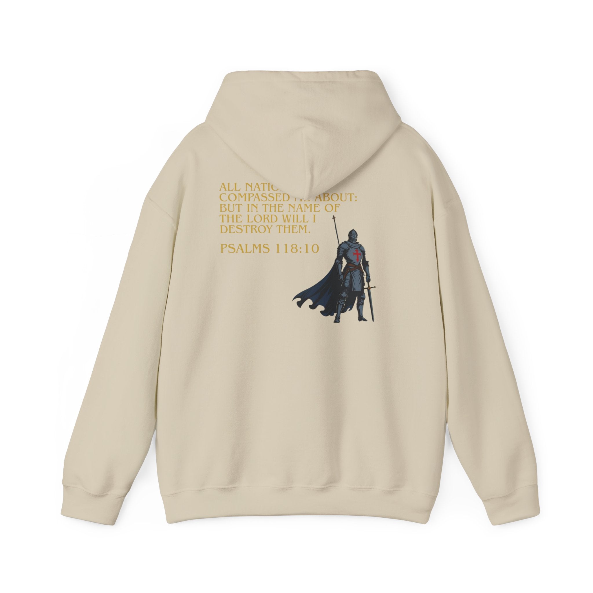 Hooded Sweatshirt with Custom Biblical Life Verse Print
