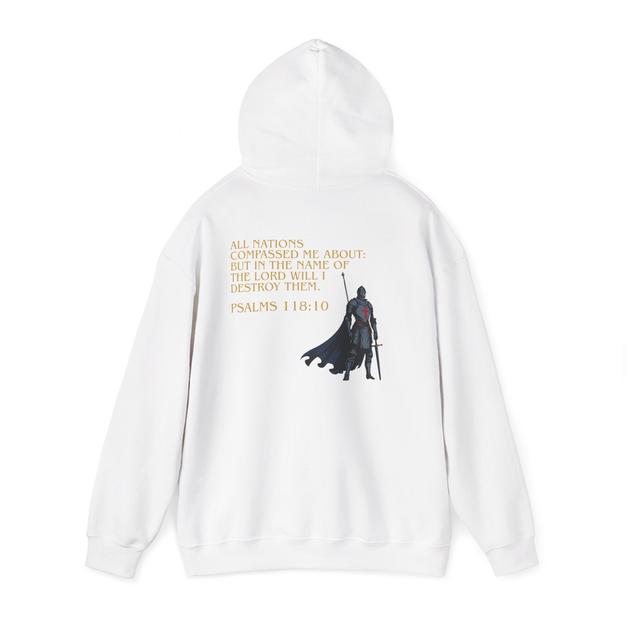 Hooded Sweatshirt with Custom Biblical Life Verse Print