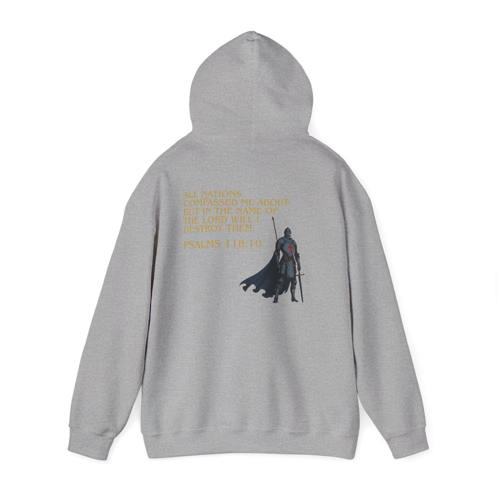 Hooded Sweatshirt with Custom Biblical Life Verse Print