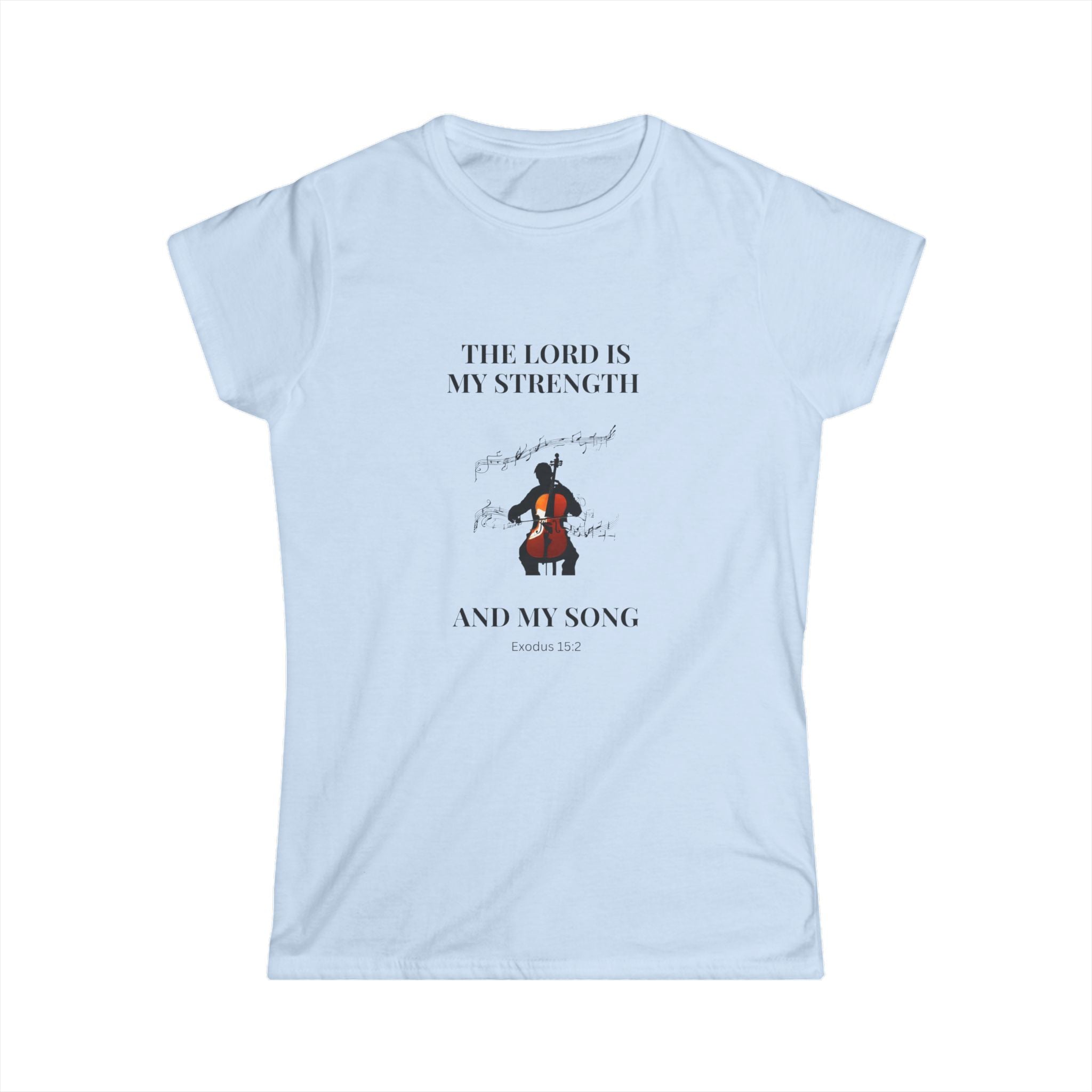 Inspirational Women's Softstyle Tee - Faith-Based Gift, Music Lover Tee, Spiritual Apparel, Motivational Shirt, Christian Outfit, [...]