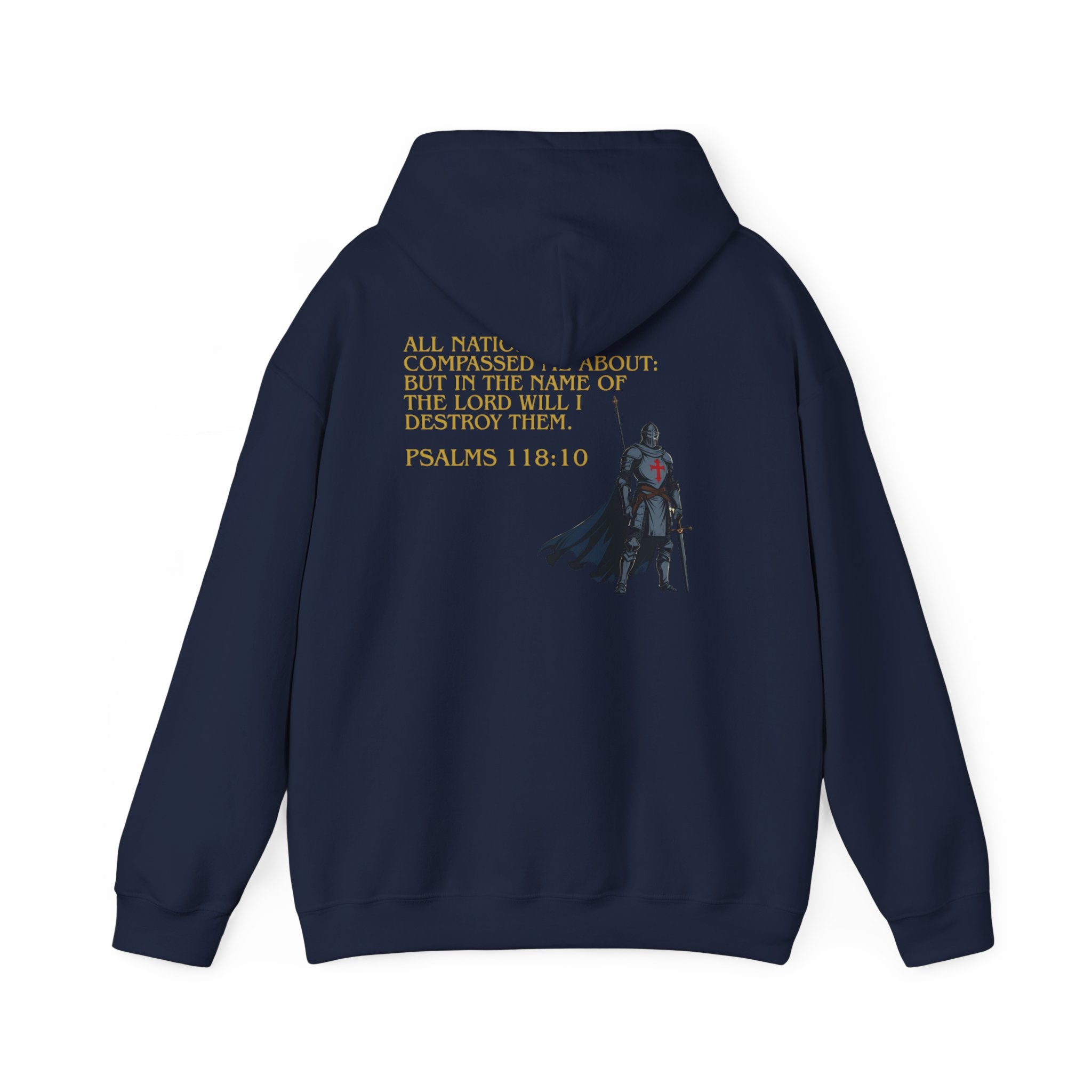 Hooded Sweatshirt with Custom Biblical Life Verse Print