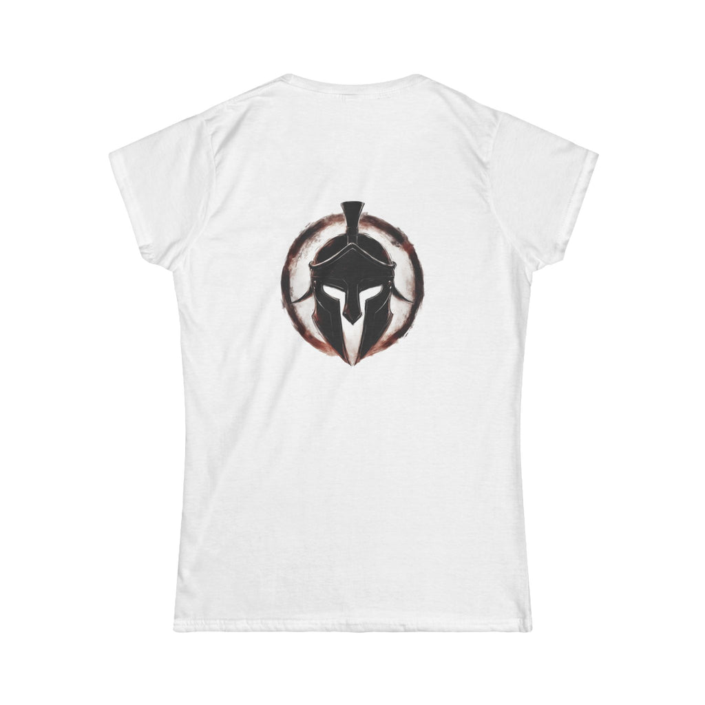 Women's Tee with Strong Quote Biblical Design