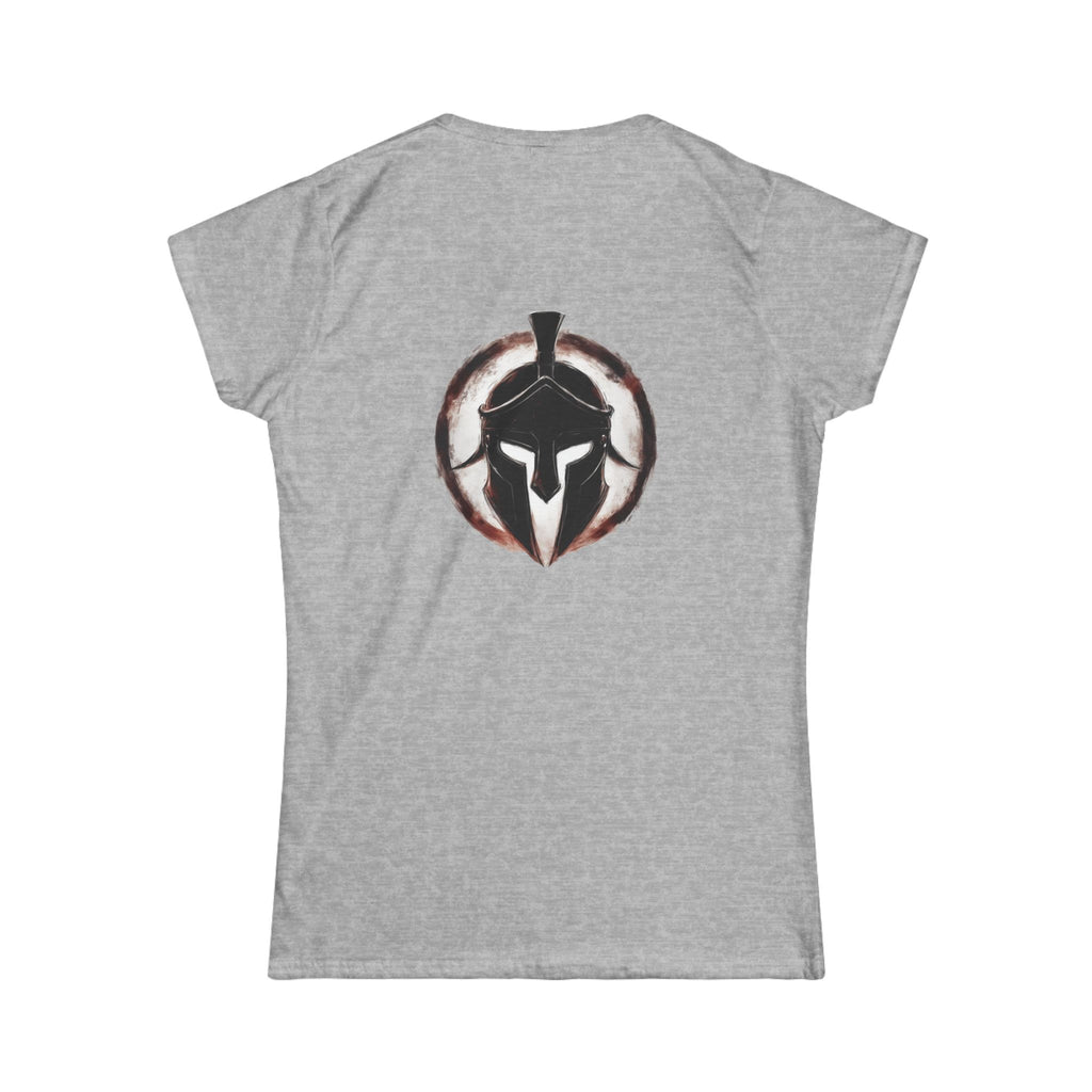 Women's Tee with Strong Quote Biblical Design