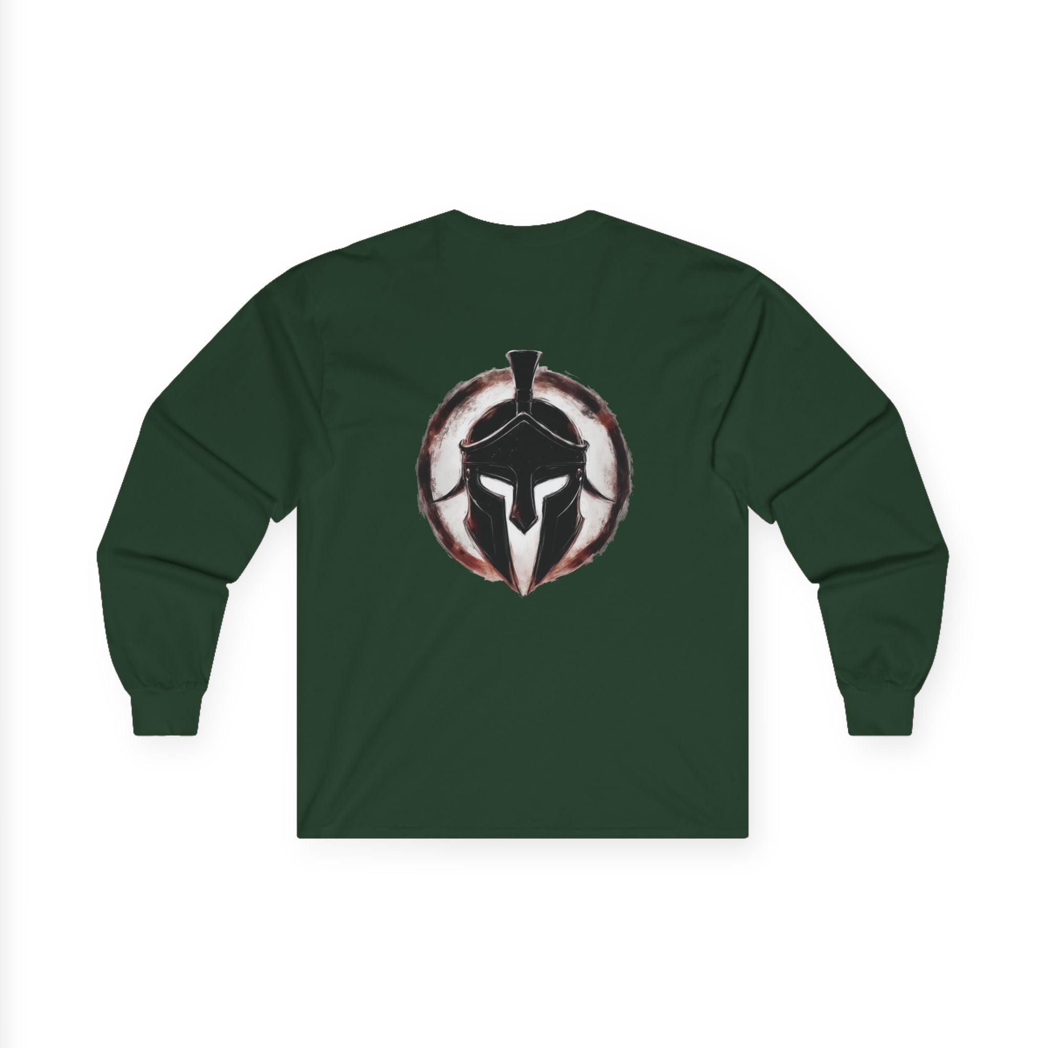 Christian Long Sleeve Tee - Bold Psalms 118:10 Faith Statement