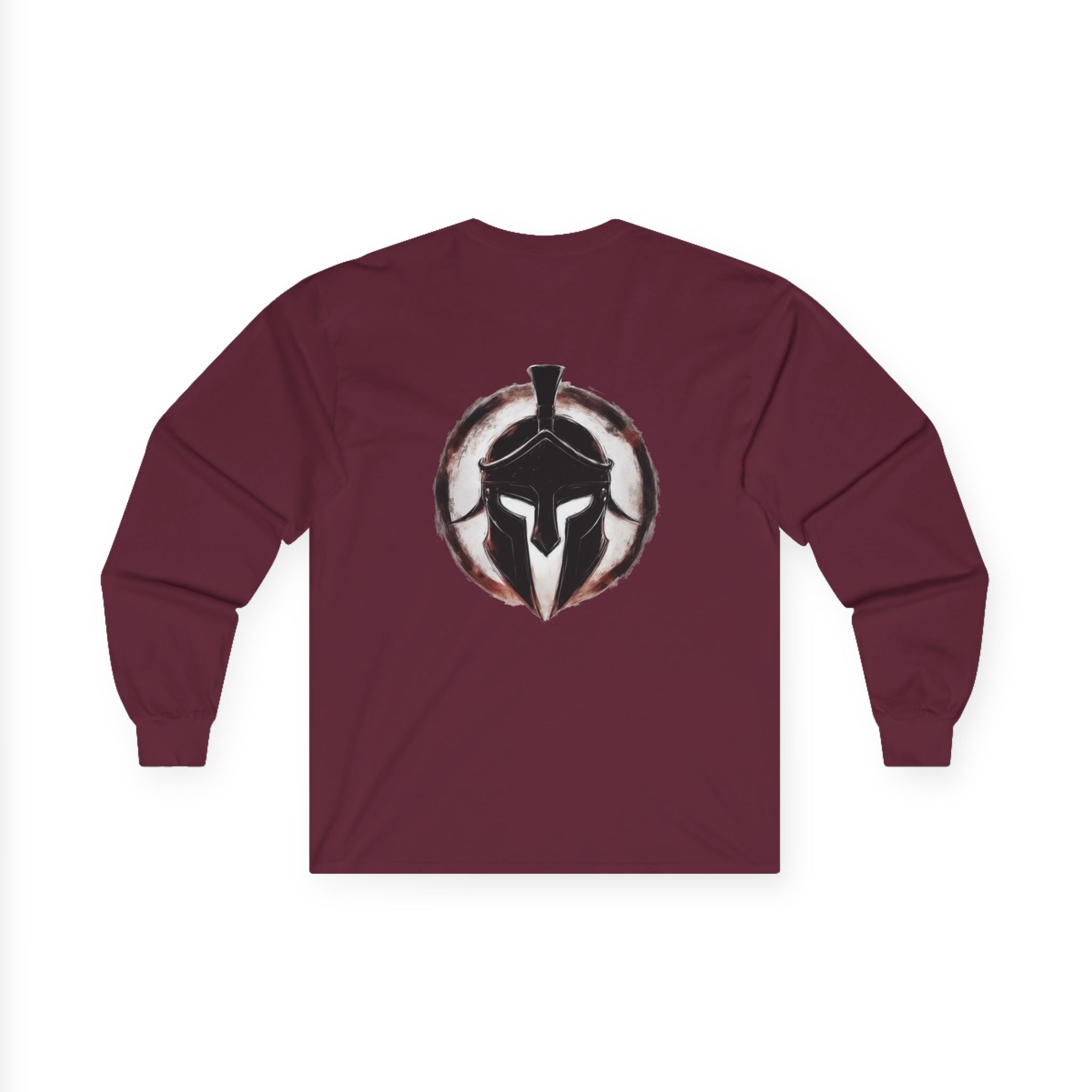 Christian Long Sleeve Tee - Bold Psalms 118:10 Faith Statement