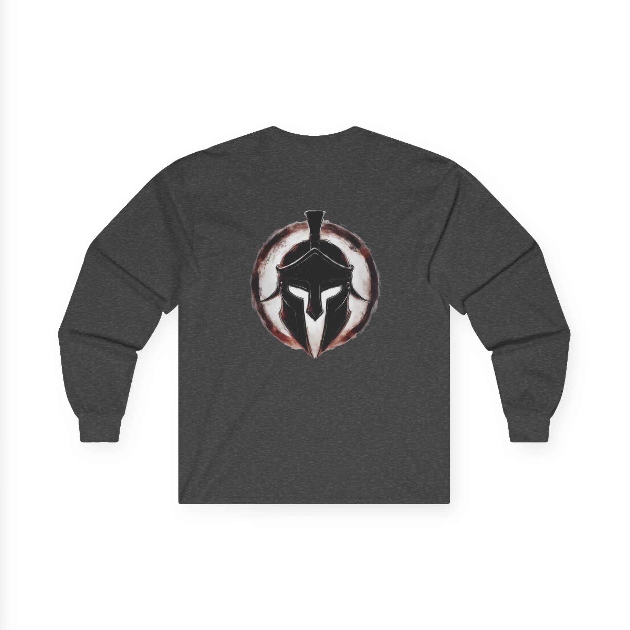 Christian Long Sleeve Tee - Bold Psalms 118:10 Faith Statement