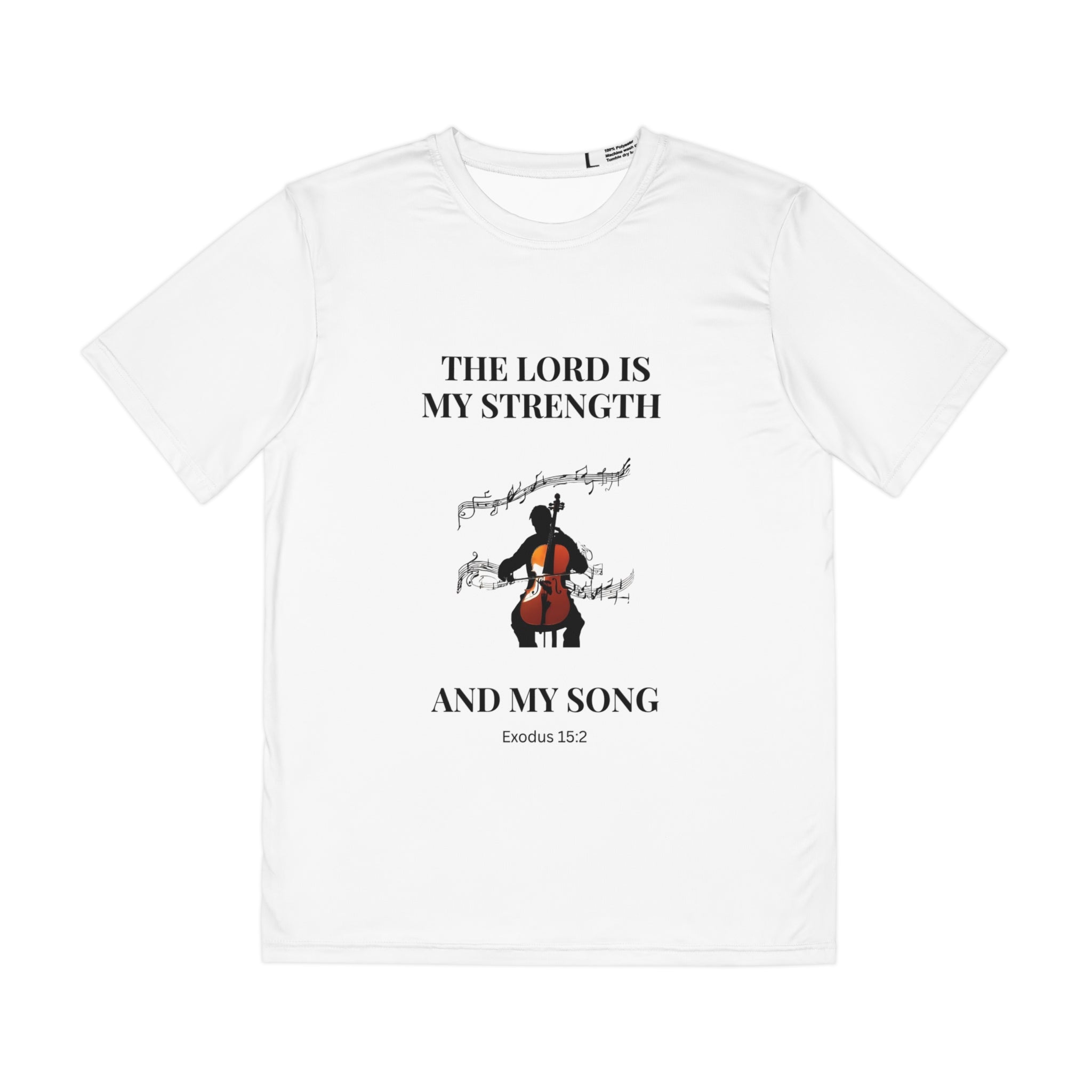 Men's Inspirational Tee with Biblical Quote, Motivational Shirt, Christian Apparel, Gift for Him, Spiritual Clothing