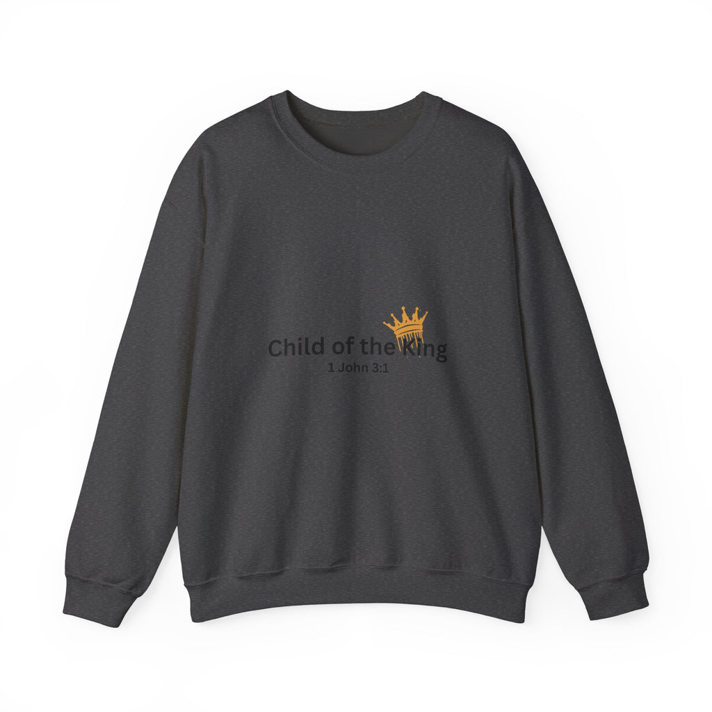 Child of the King Crewneck Sweatshirt for the Bold Spirit
