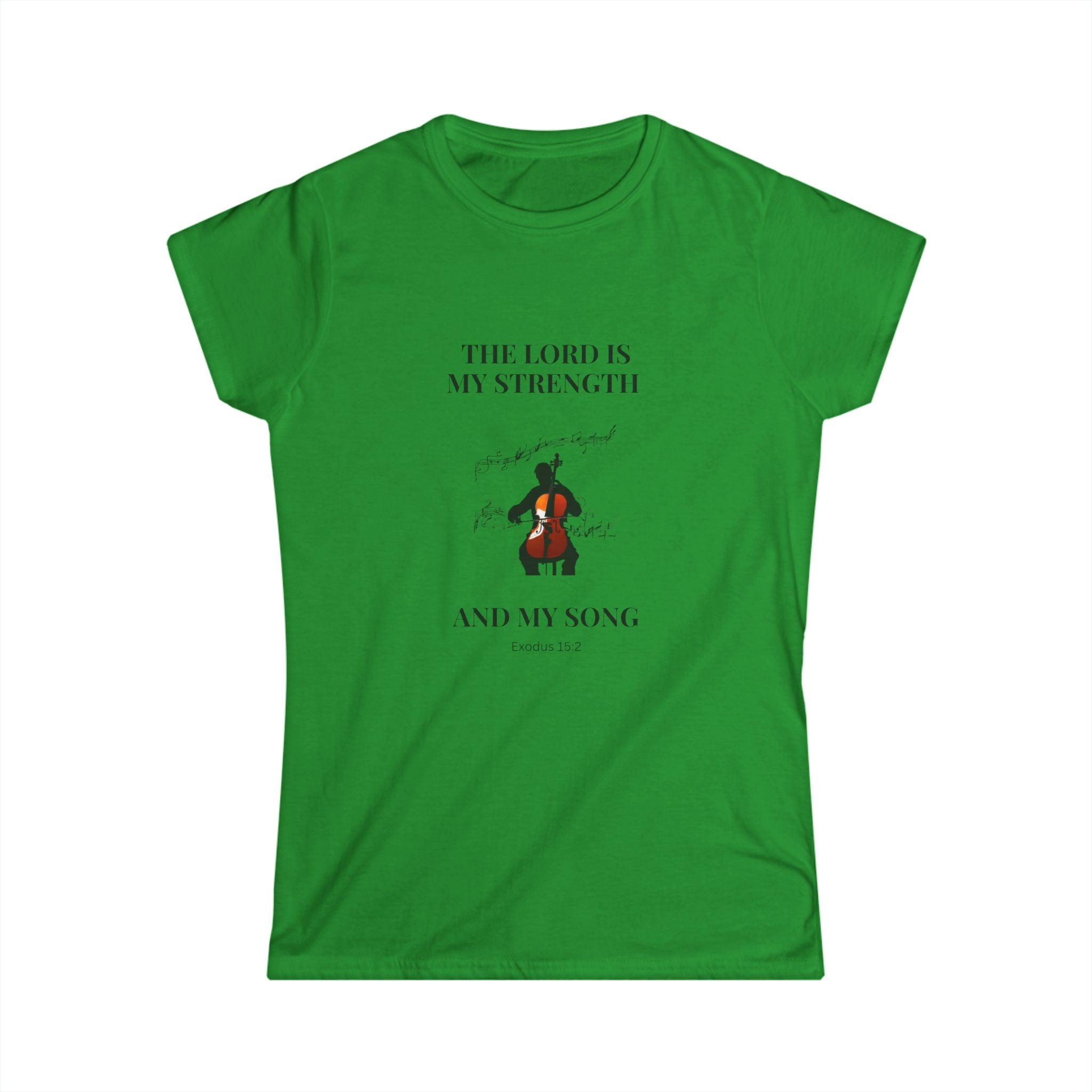 Inspirational Women's Softstyle Tee - Faith-Based Gift, Music Lover Tee, Spiritual Apparel, Motivational Shirt, Christian Outfit, [...]