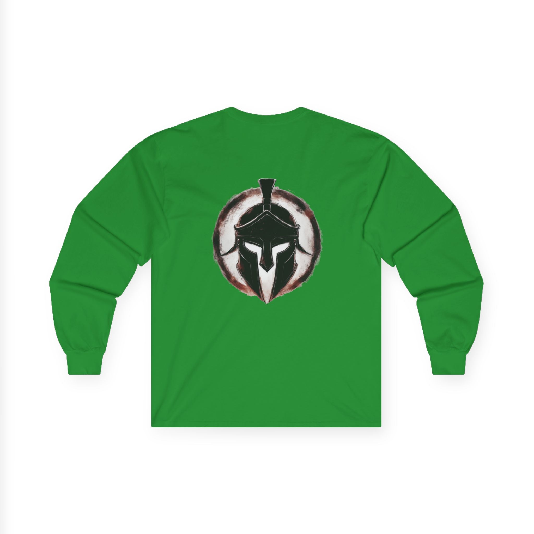 Christian Long Sleeve Tee - Bold Psalms 118:10 Faith Statement