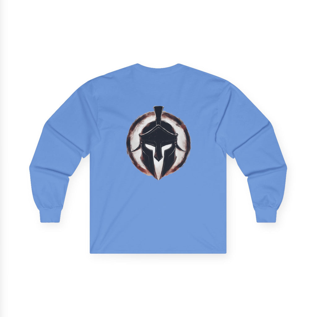 Christian Long Sleeve Tee - Bold Psalms 118:10 Faith Statement