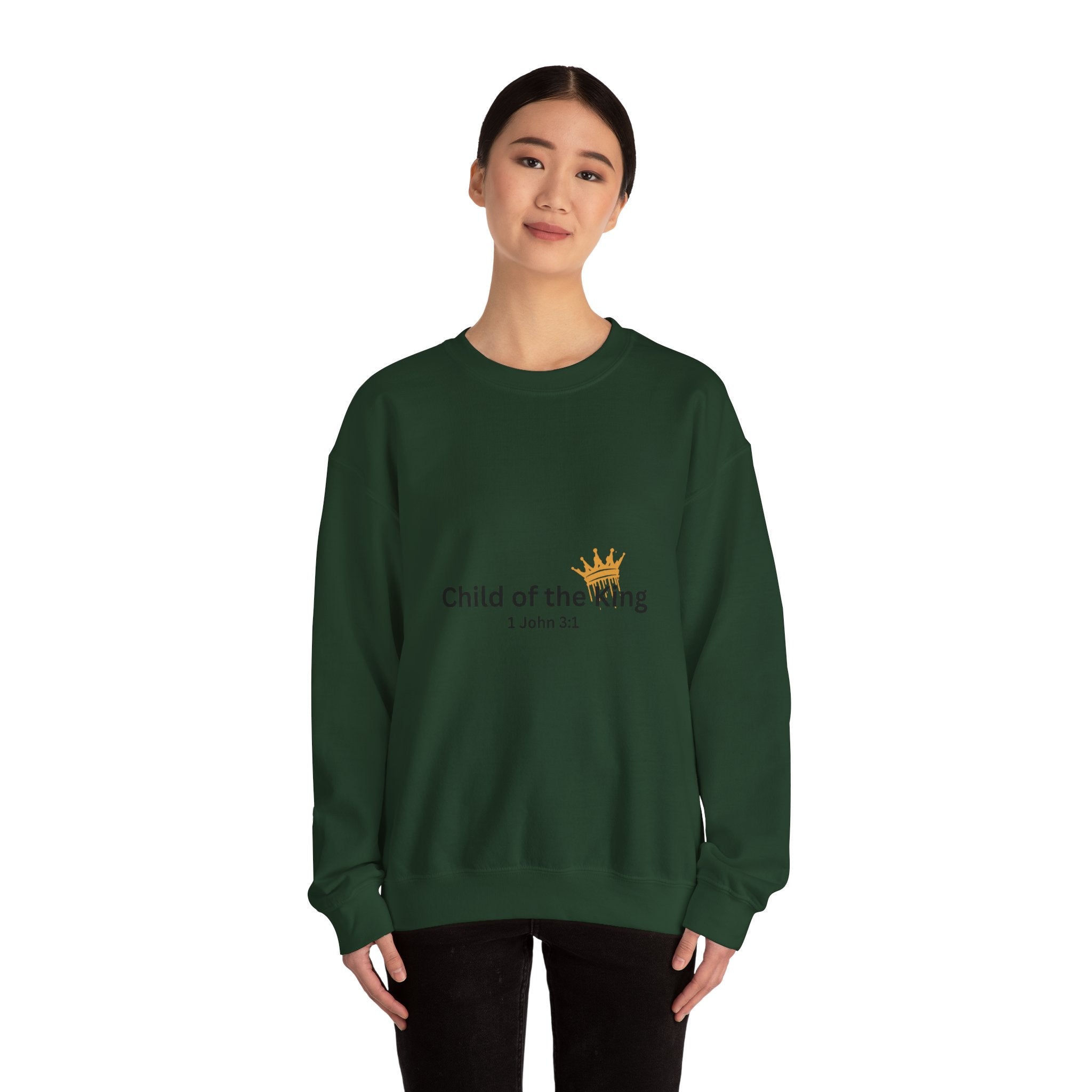 Child of the King Crewneck Sweatshirt for the Bold Spirit