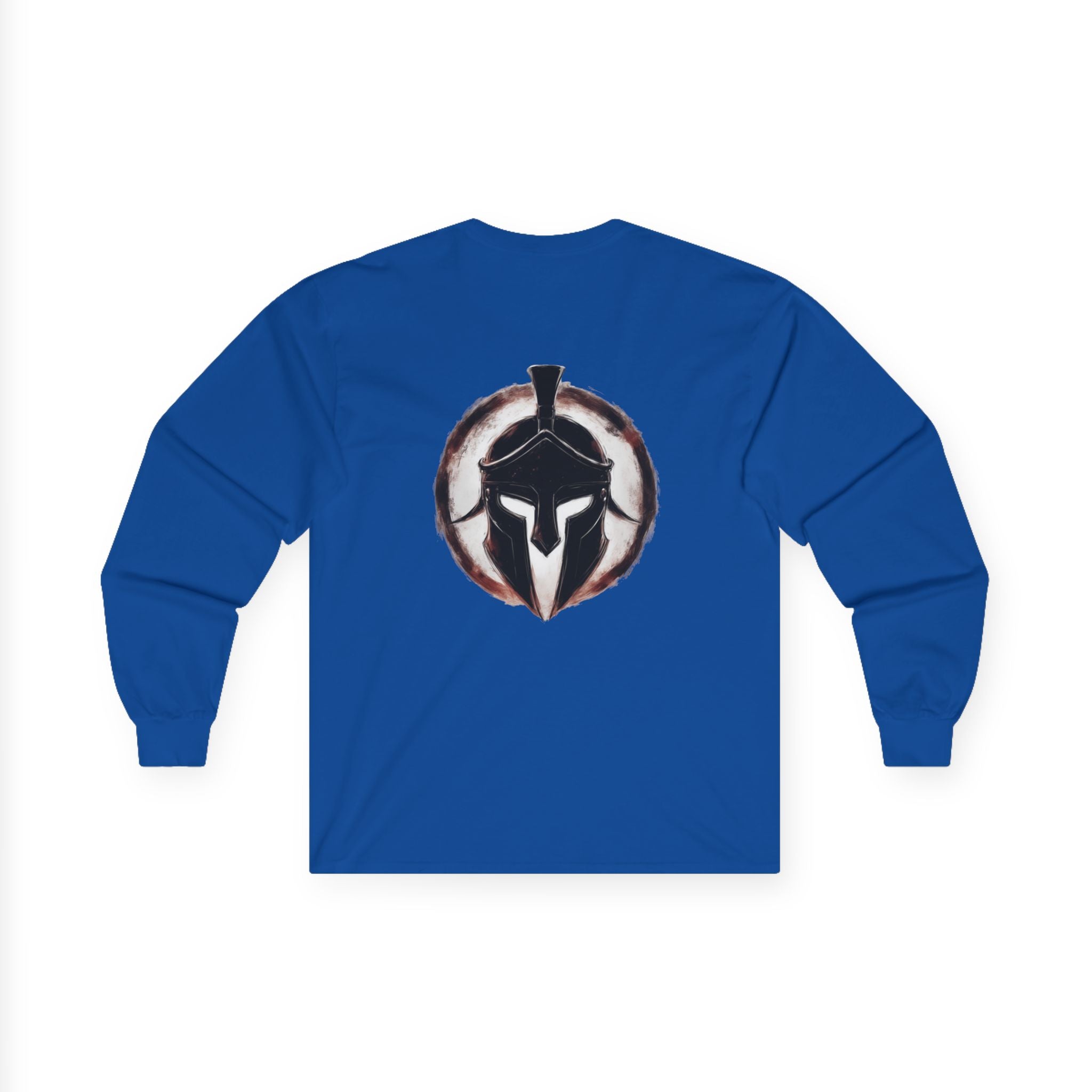 Christian Long Sleeve Tee - Bold Psalms 118:10 Faith Statement