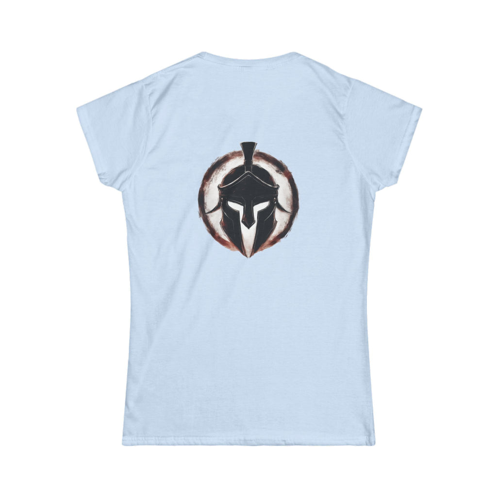 Women's Tee with Strong Quote Biblical Design