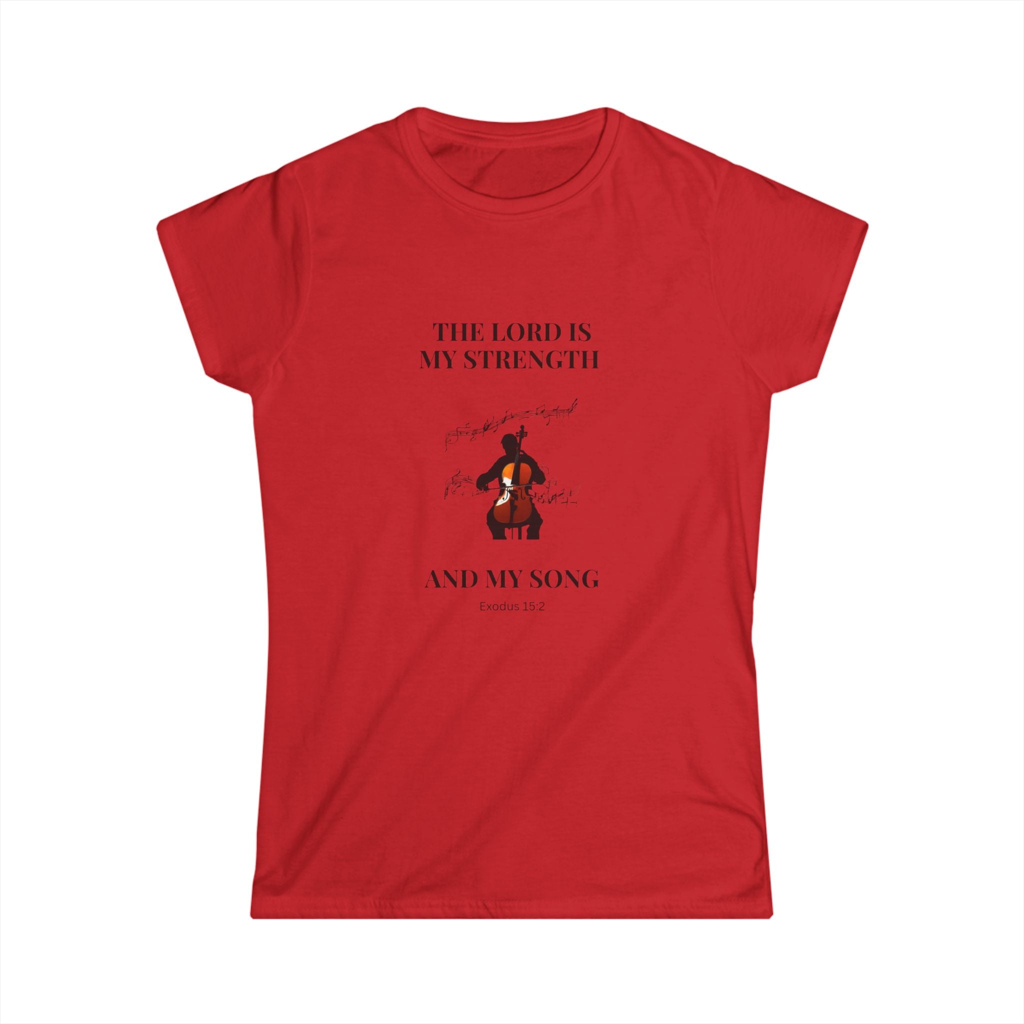 Inspirational Women's Softstyle Tee - Faith-Based Gift, Music Lover Tee, Spiritual Apparel, Motivational Shirt, Christian Outfit, [...]