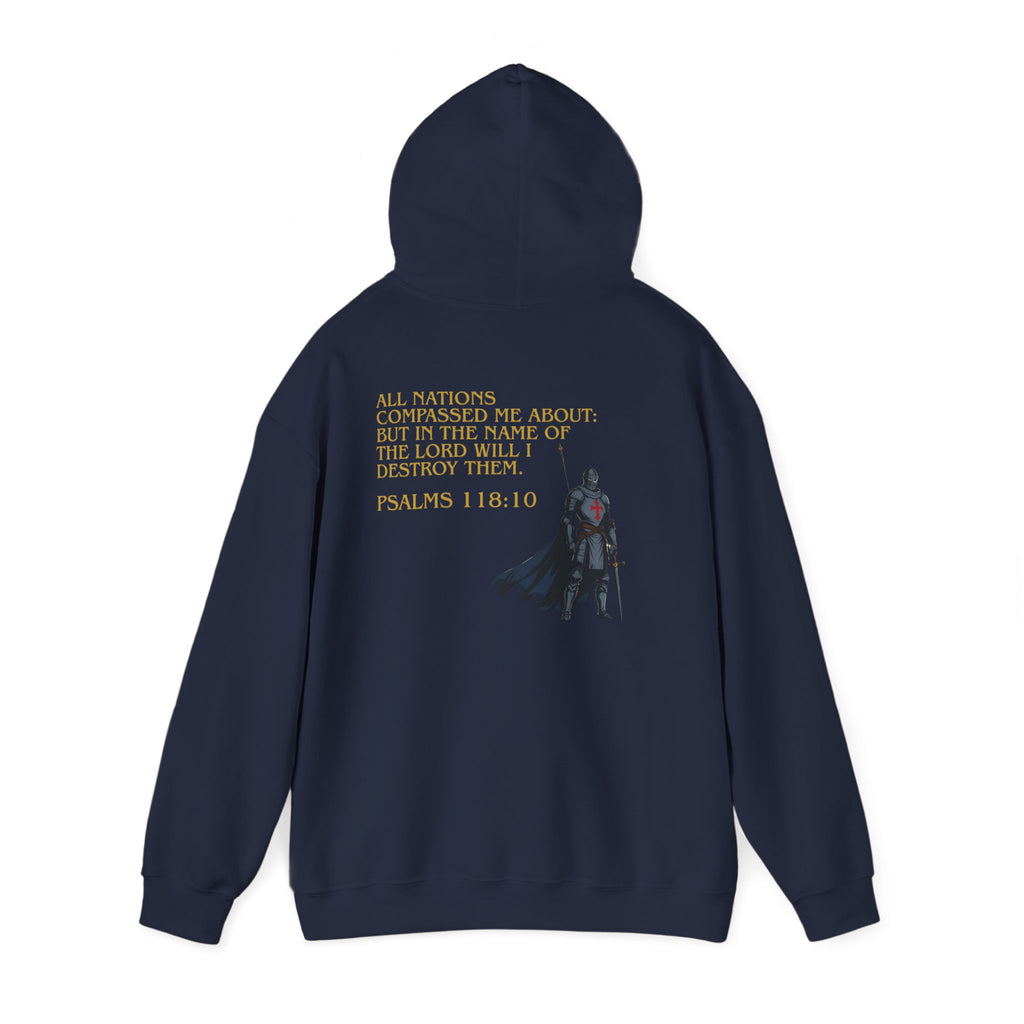 Hooded Sweatshirt with Custom Biblical Life Verse Print