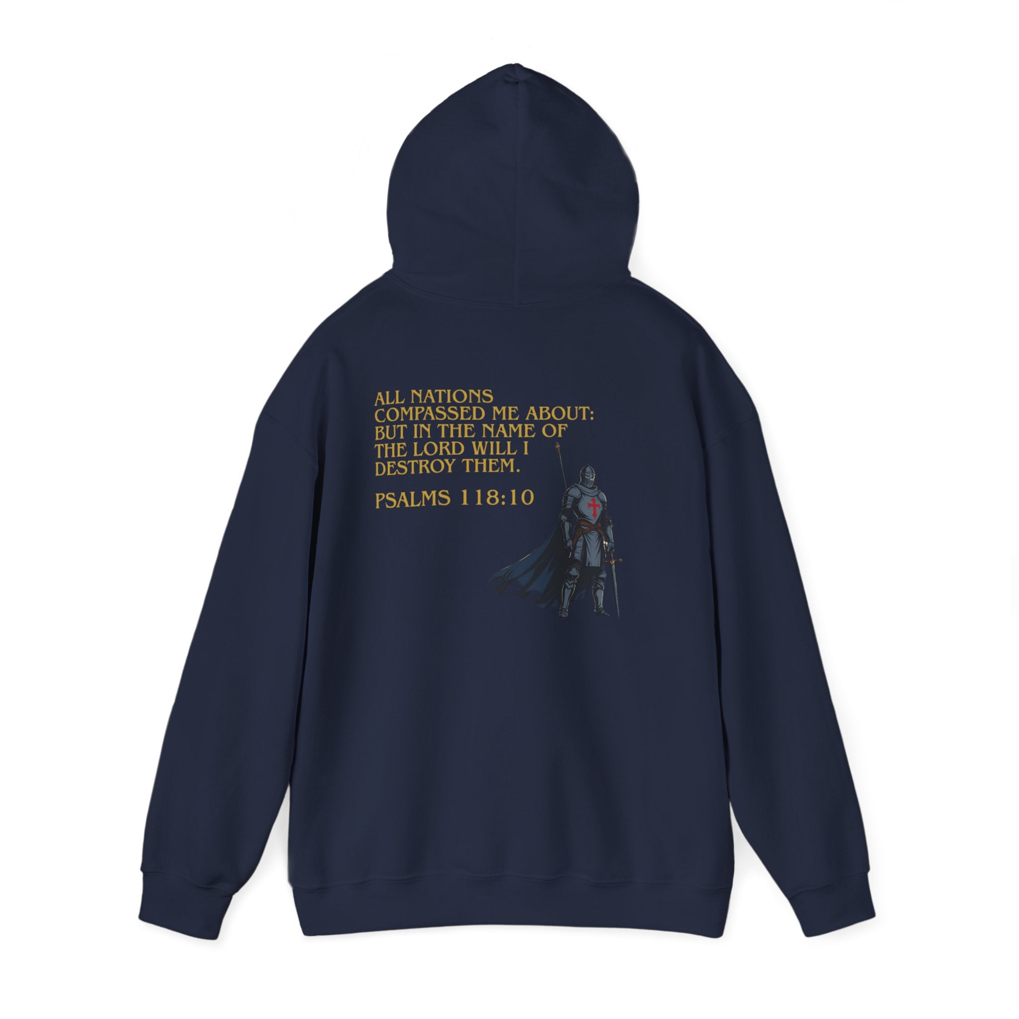 Hooded Sweatshirt with Custom Biblical Life Verse Print