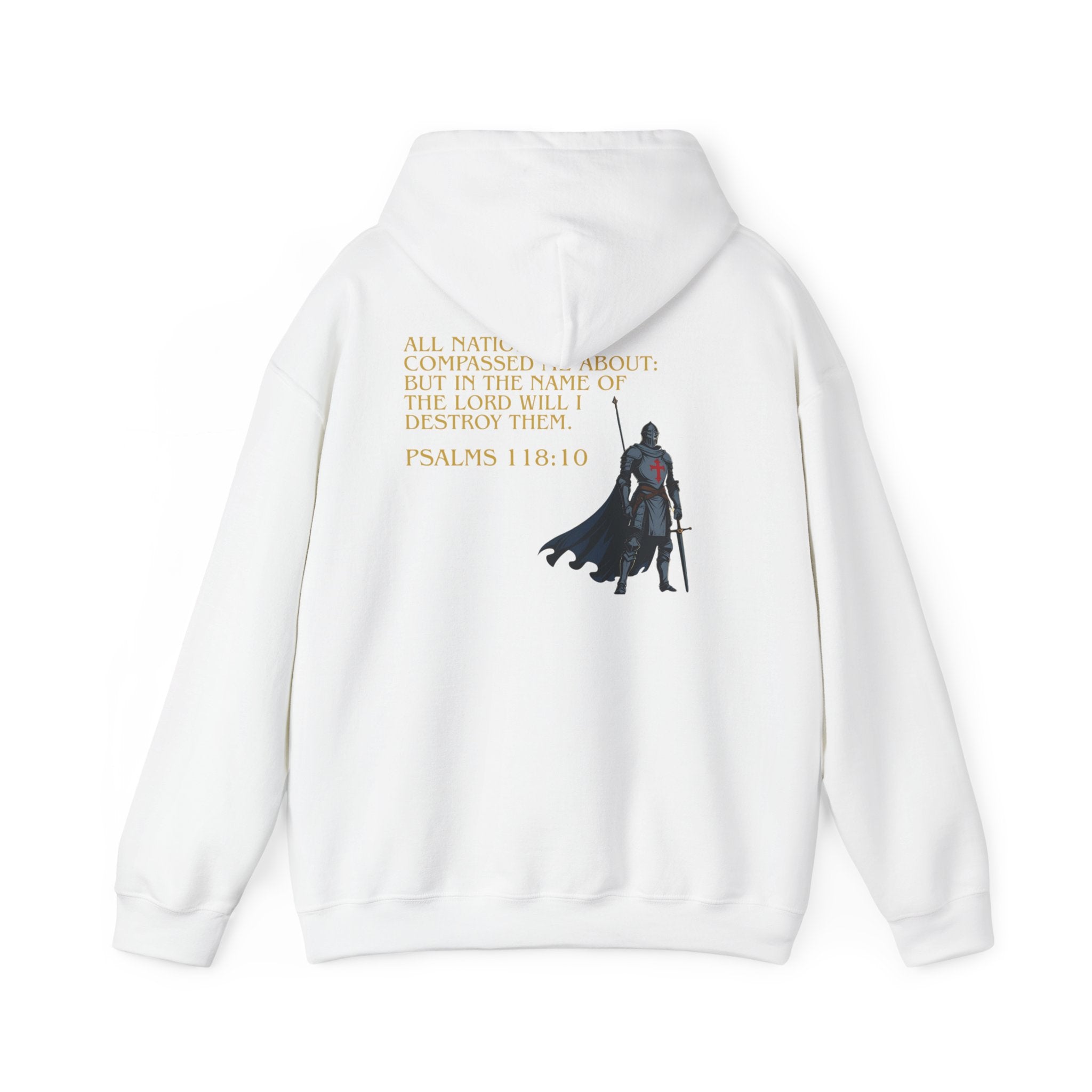 Hooded Sweatshirt with Custom Biblical Life Verse Print