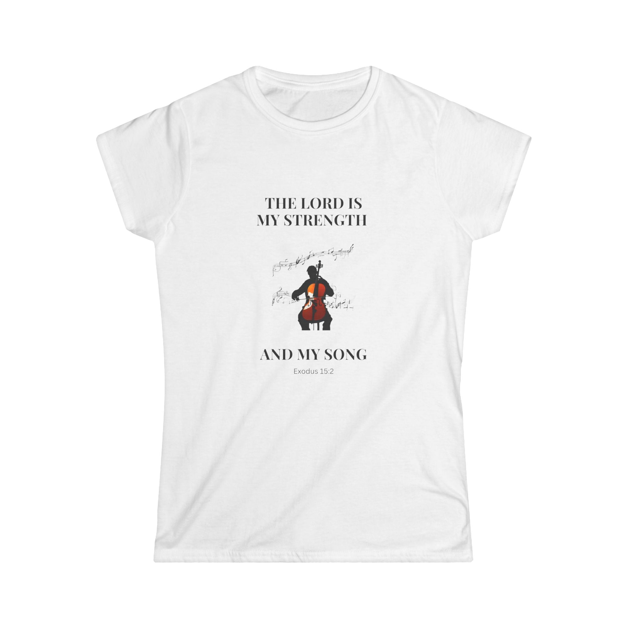 Inspirational Women's Softstyle Tee - Faith-Based Gift, Music Lover Tee, Spiritual Apparel, Motivational Shirt, Christian Outfit, [...]