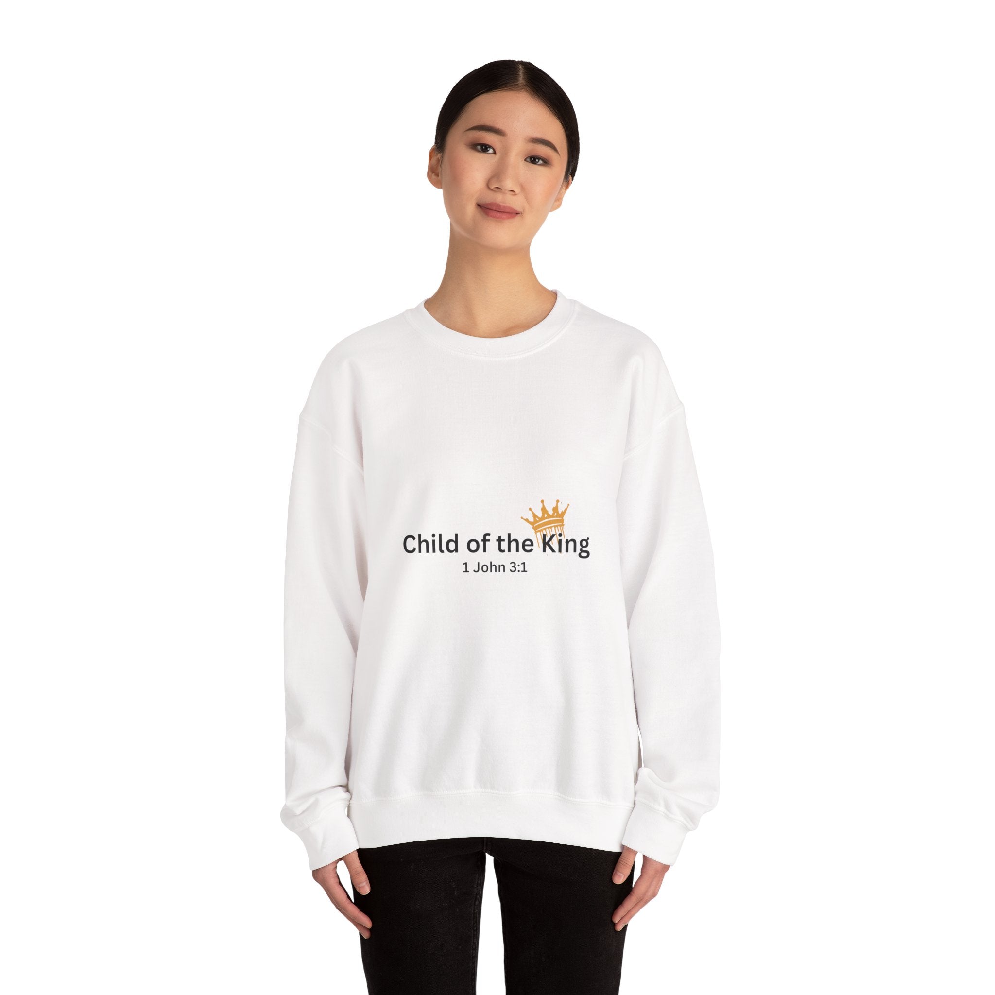 Child of the King Crewneck Sweatshirt for the Bold Spirit