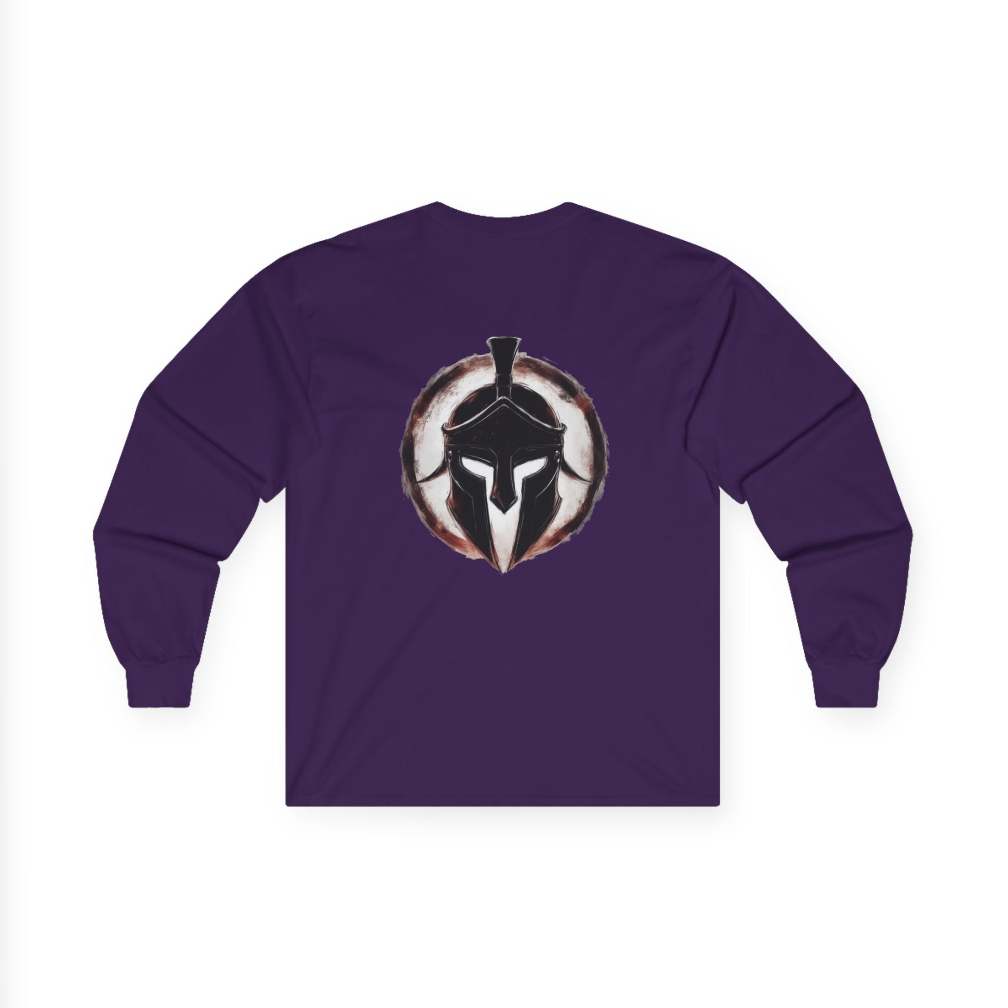 Christian Long Sleeve Tee - Bold Psalms 118:10 Faith Statement